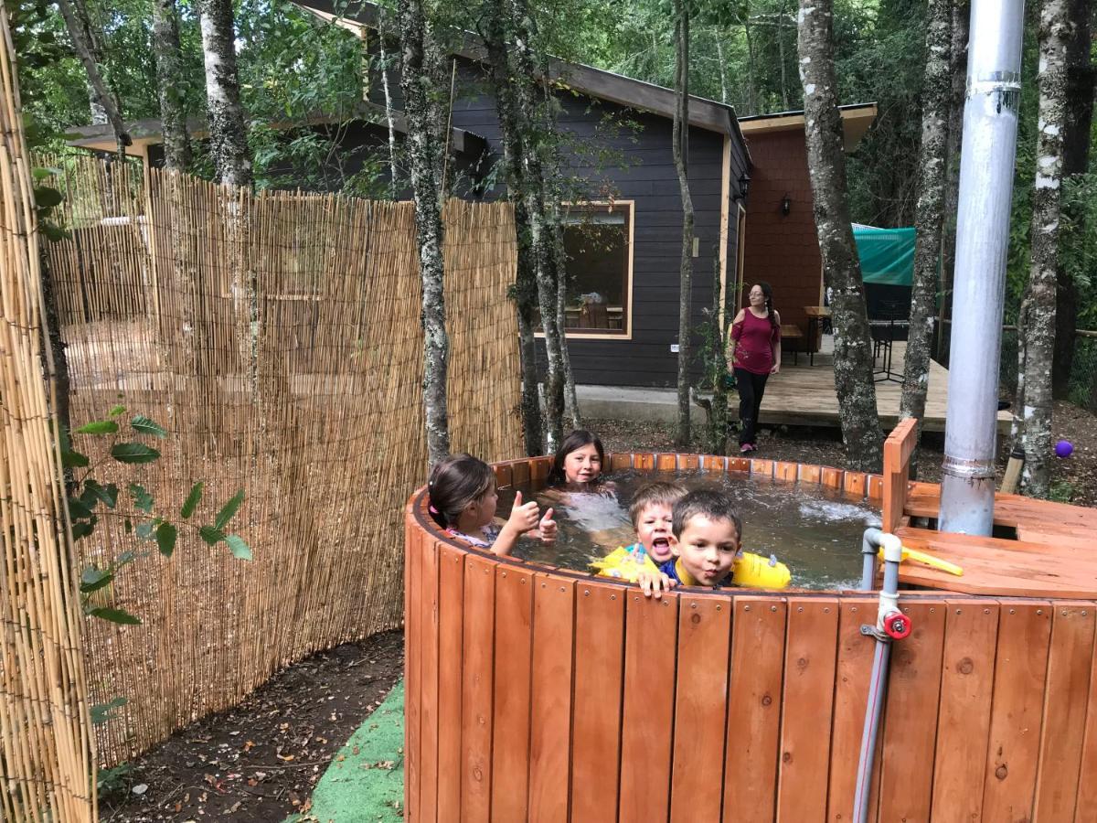 Готель Cabanas Bosques De Loncotraro Вільярріка Екстер'єр фото